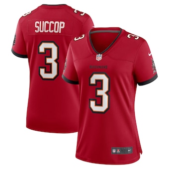 womens nike ryan succop red tampa bay buccaneers team game j